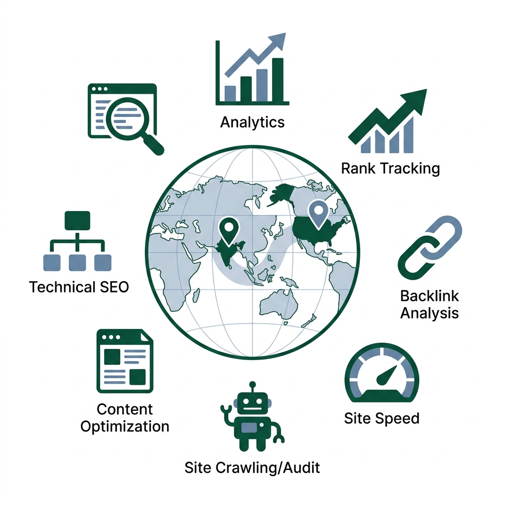 Top 8 AI SEO Tools in India and US for 2026
